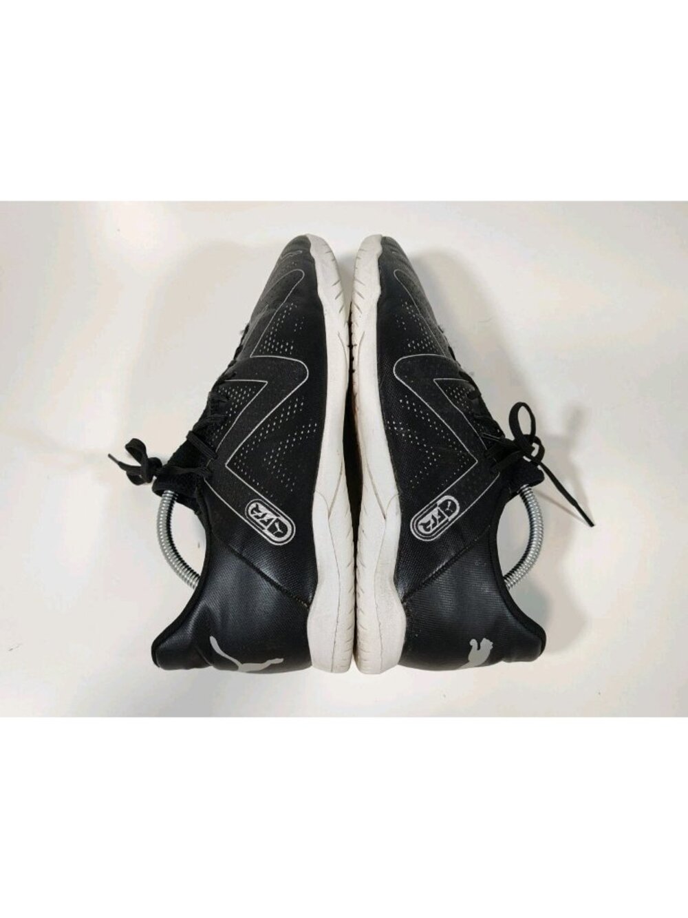 Puma Future Play It Indoor Soccer Shoes Men's 11 Black Silver 107382-02 - Picture 6 of 9
